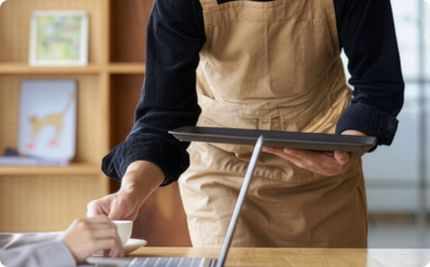 Story挿絵 仕事風景